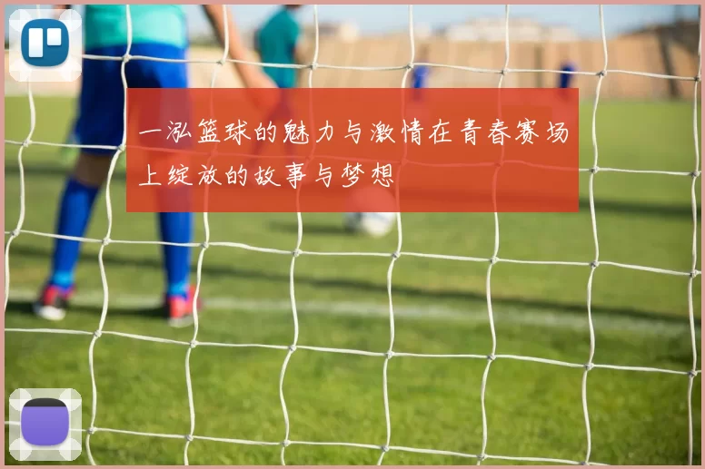 一泓篮球的魅力与激情在青春赛场上绽放的故事与梦想